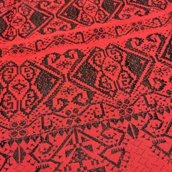 EL GRECO Red Embroidered Dress Size 1 NWOT - Picture 10 of 11